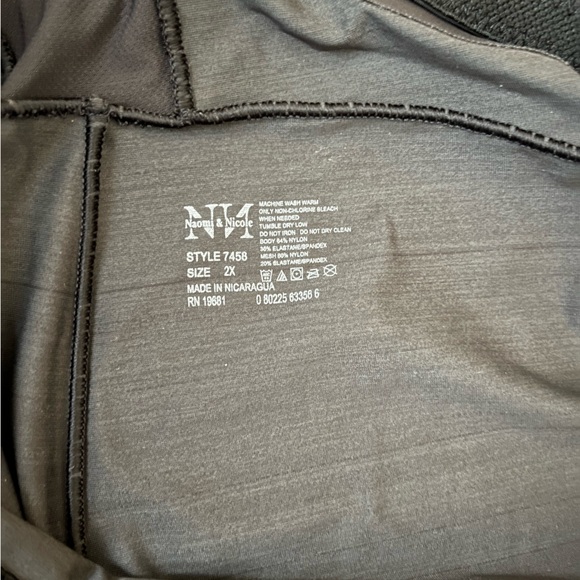 Naomi & Nicole Firm Control Shapewear Adjusts to You Bike Shorts 7458 2xl - Picture 4 of 7